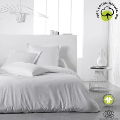 Housse de couette unie en Coton 57 fils ORGANIC