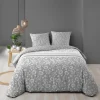 Housse de couette 240x220 + 2 taies FLAVIE 100% coton 57 fils