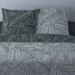 Housse de couette 240x220 Monti gris + 2 taies