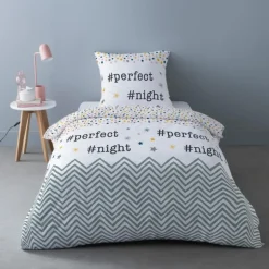 Housse de couette 140x200 Perfect Night + 1 taie