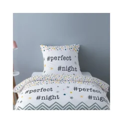 Housse de couette 140x200 Perfect Night + 1 taie