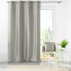 Housse de Coussin Shana 40x40cm Gris Perle