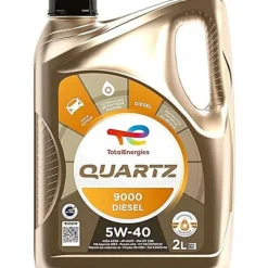 Huile moteur Quartz 9000 5W-40 Diesel - 2 Litres