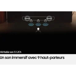 HW-Q600C Barre de son Dolby Atmos 3.1.2 avec caisson de basses sans fil