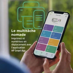 Imprimante ENVY 7221E - 3 mois d' Instant ink inclus avec HP+ - Blanc et gris