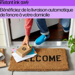 Imprimante ENVY 7221E - 3 mois d' Instant ink inclus avec HP+ - Blanc et gris