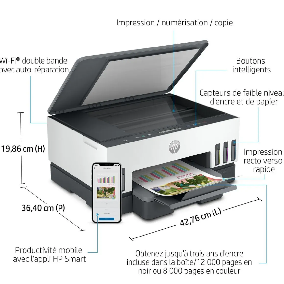 Imprimante Jet d'encre SMART TANK PLUS 7005