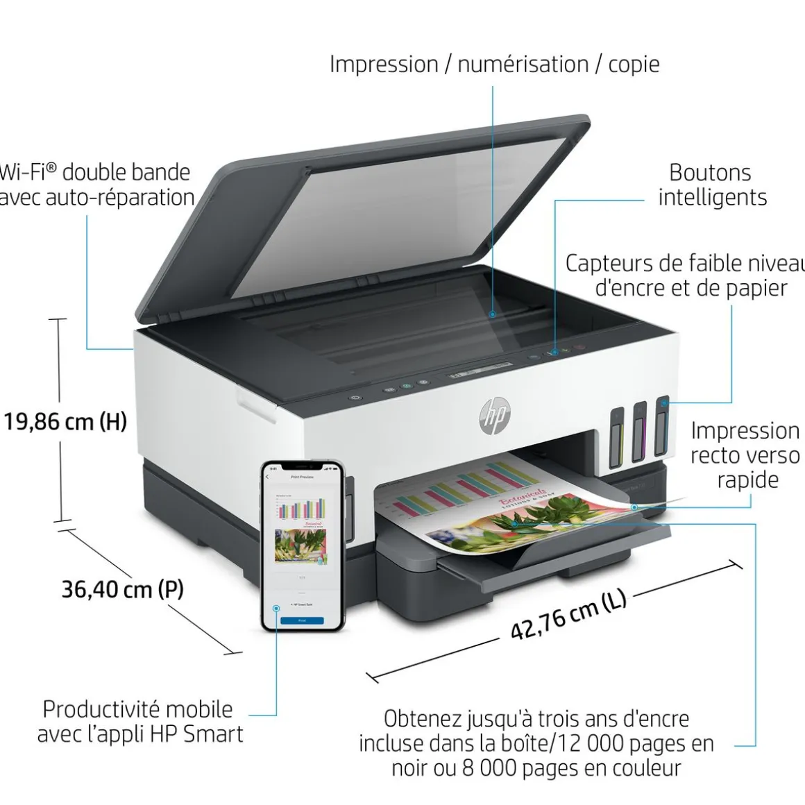Imprimante Jet d'encre SMART TANK PLUS 7005