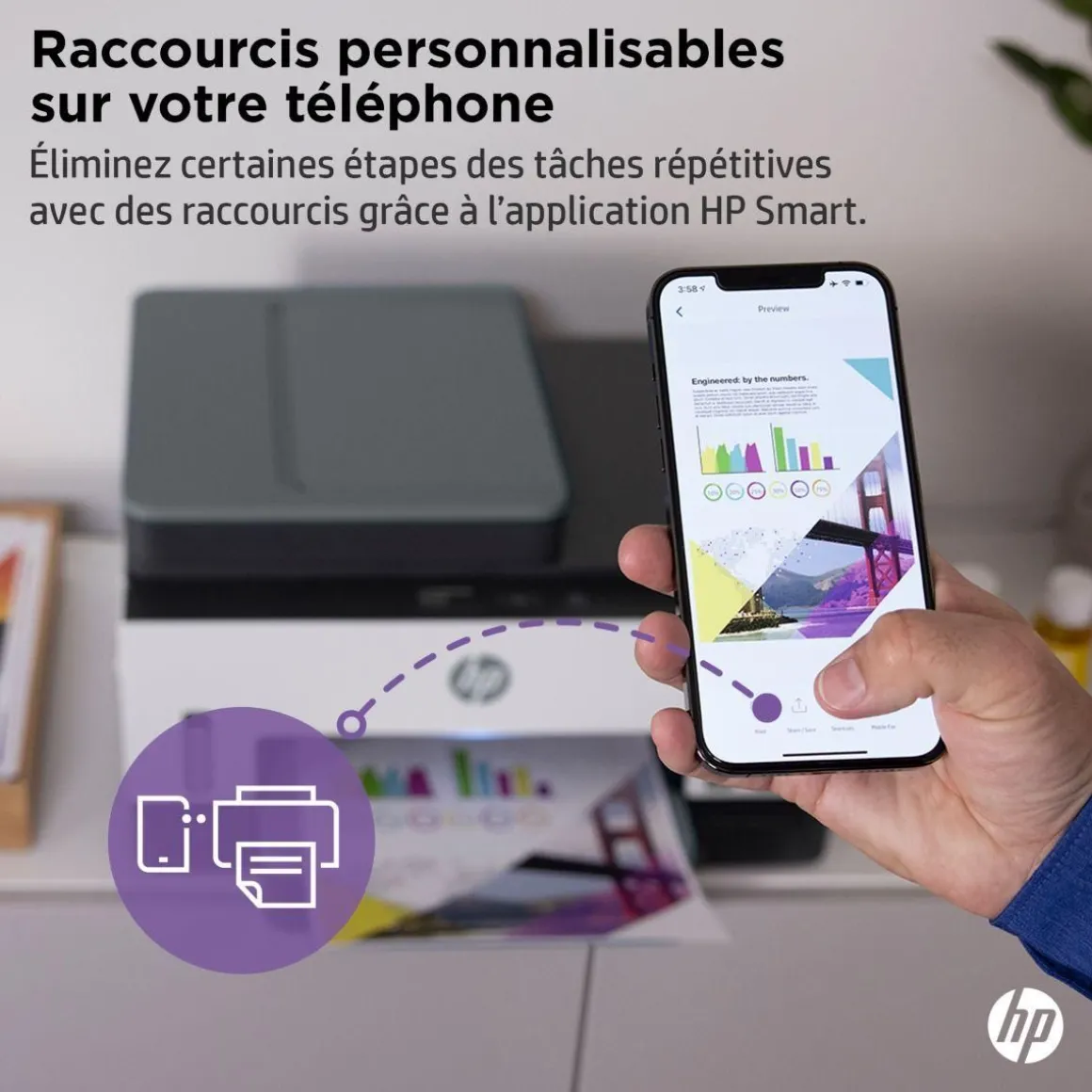 Imprimante jet d'encre Smart Tank Plus 7605