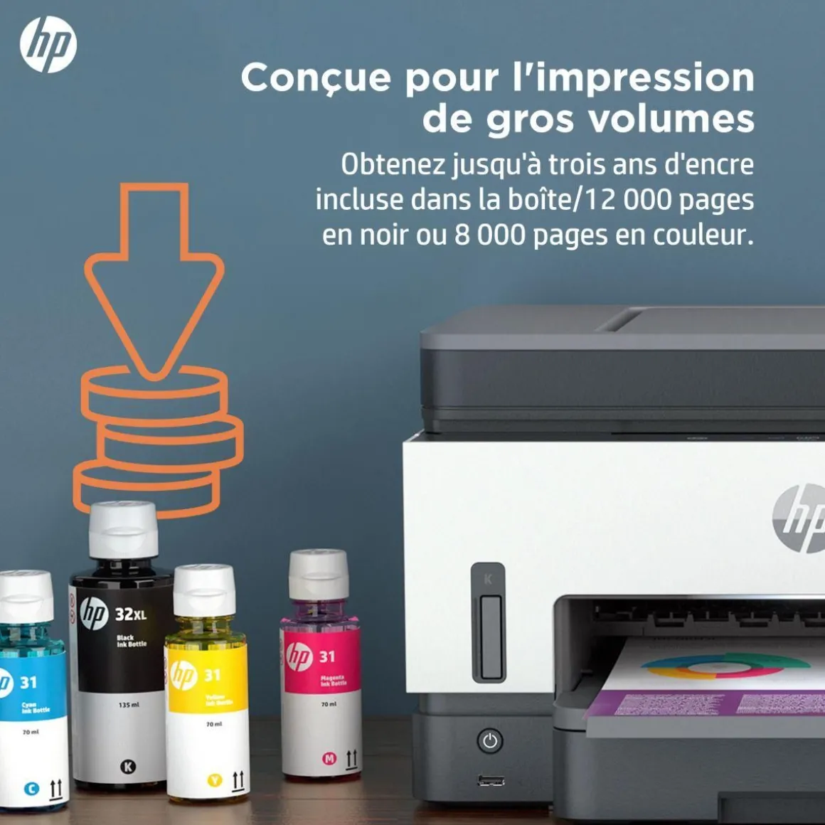 Imprimante jet d'encre Smart Tank Plus 7605