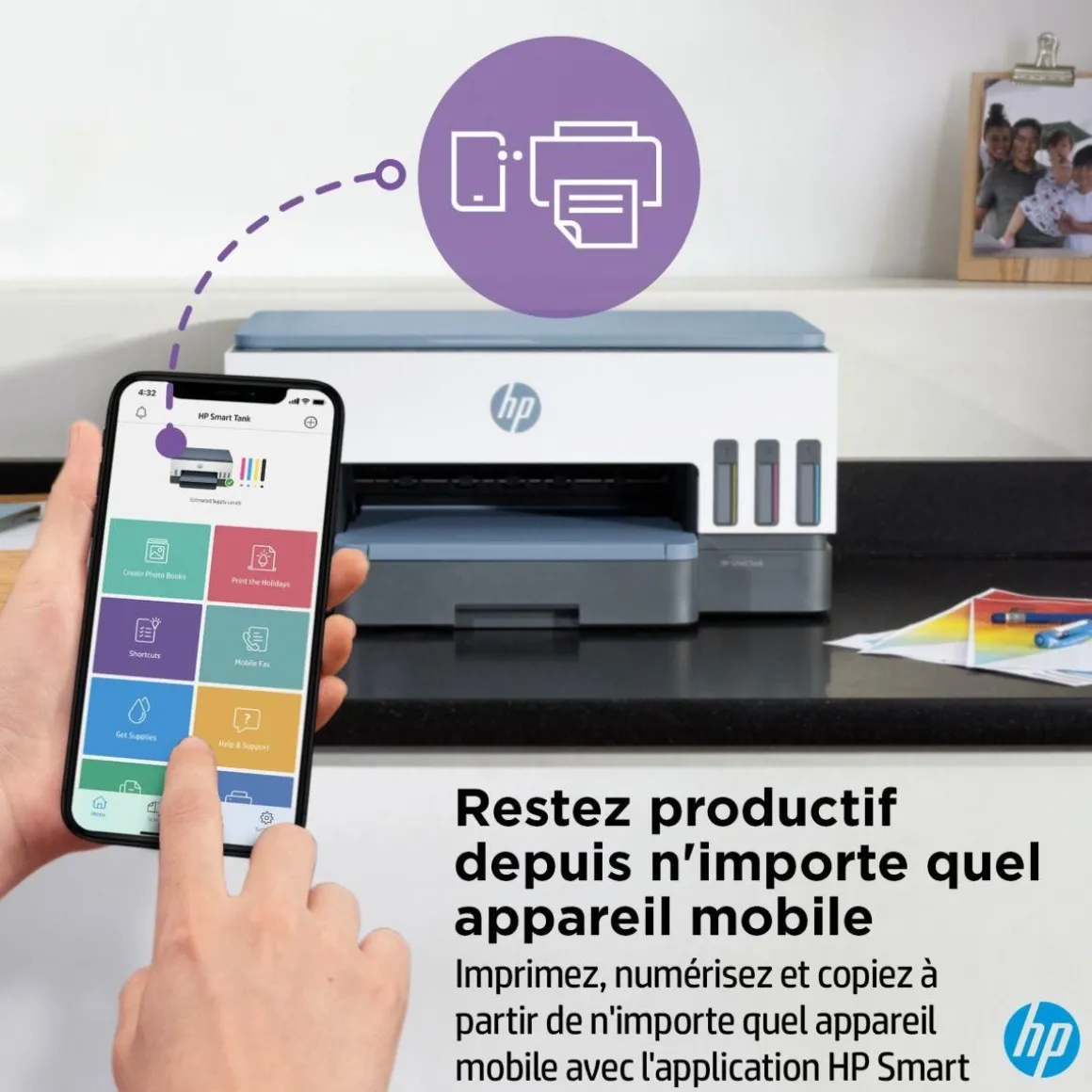 Imprimante jet d'encre Smart Tank Plus 7006