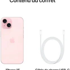 iPhone 15 128 Go - Rose