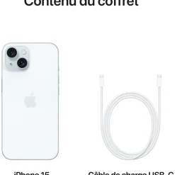 iPhone 15 128Go - Bleu