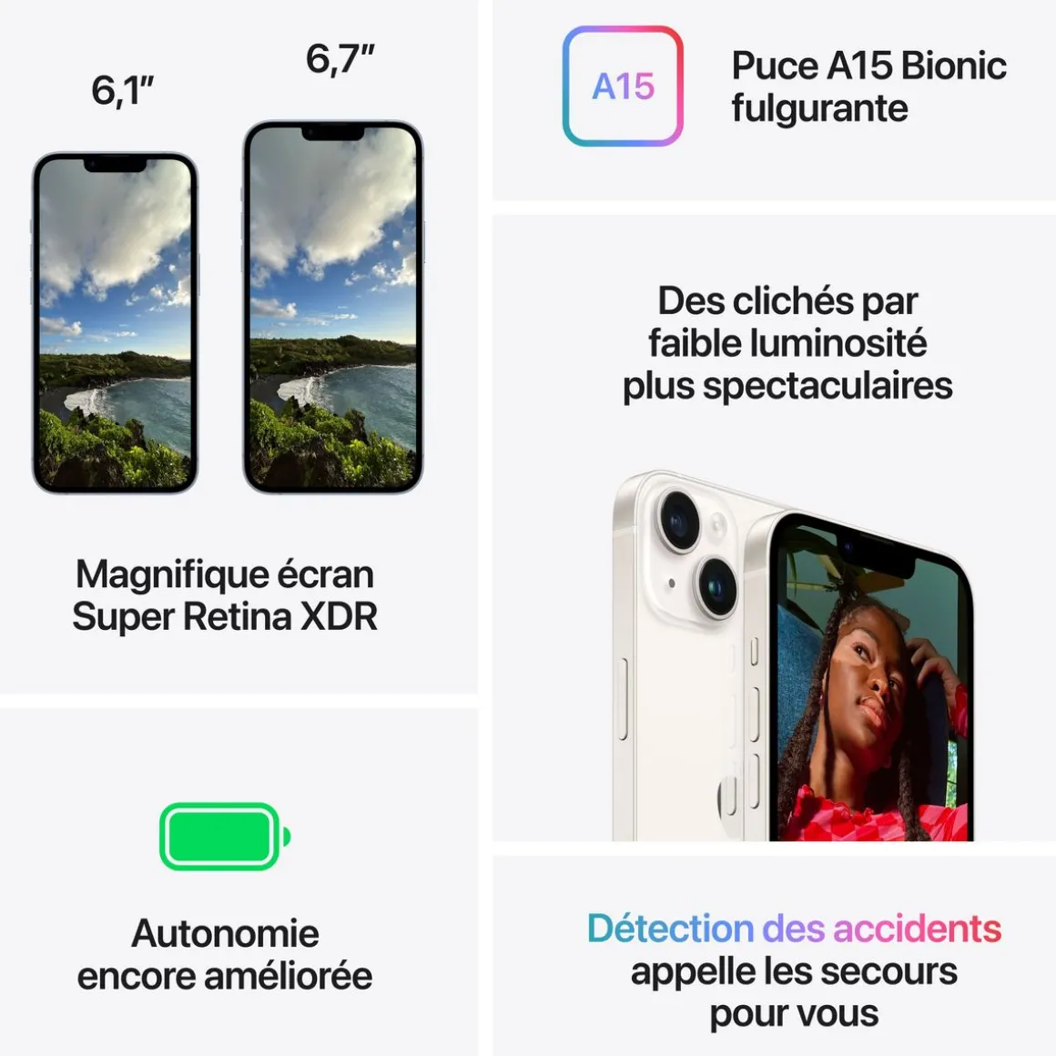 iPhone 14 128Go - Mauve