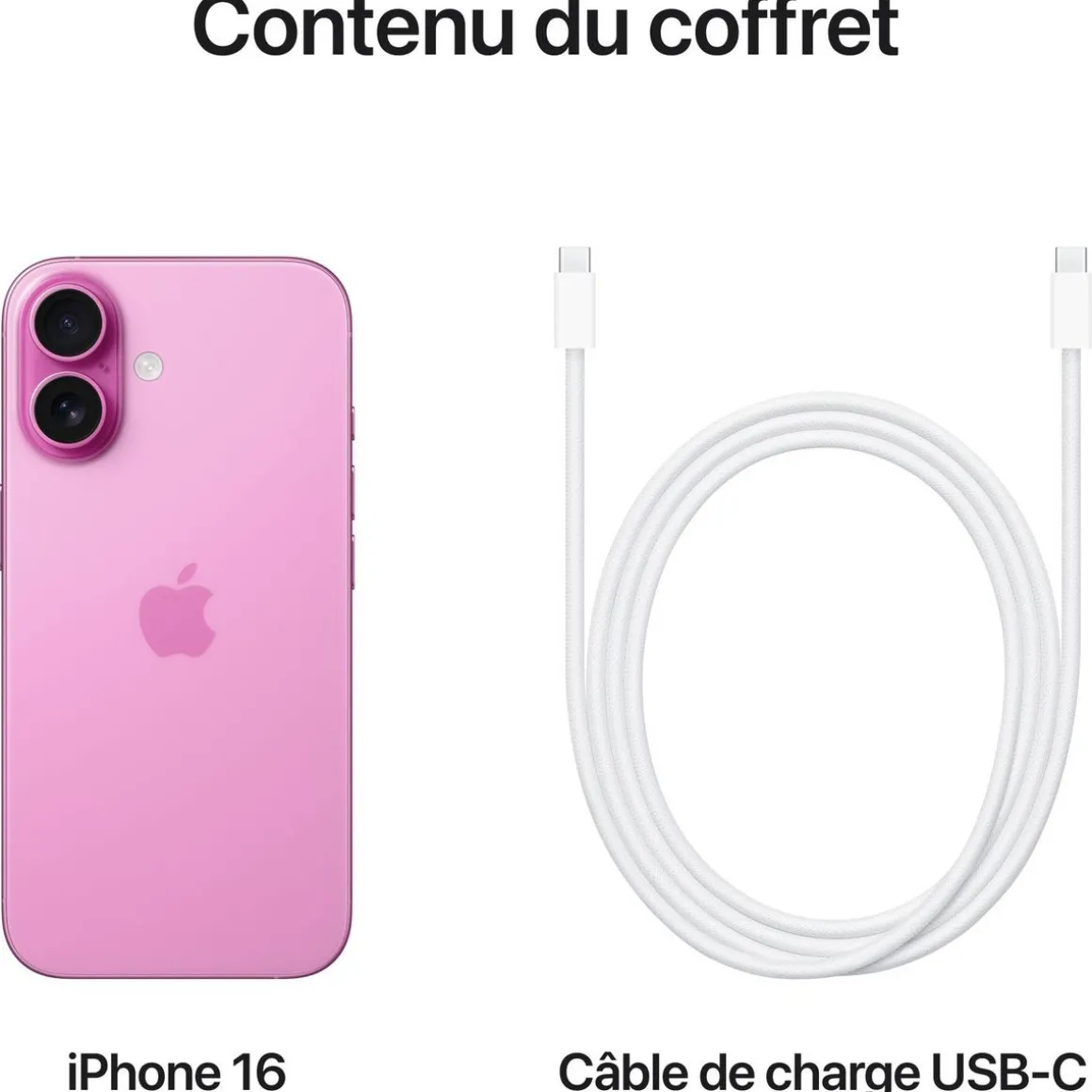 iPhone 16 Plus 128Go - Rose