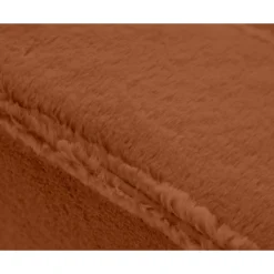 Jake - canapé d'angle gauche 4 places convertible avec coffre en fausse fourrure