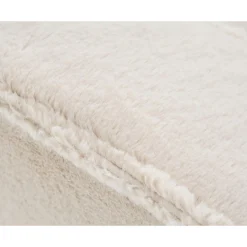 Jake - canapé d'angle gauche 4 places convertible avec coffre en fausse fourrure