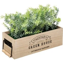 Jardinière en Bois Green House 35cm Naturel