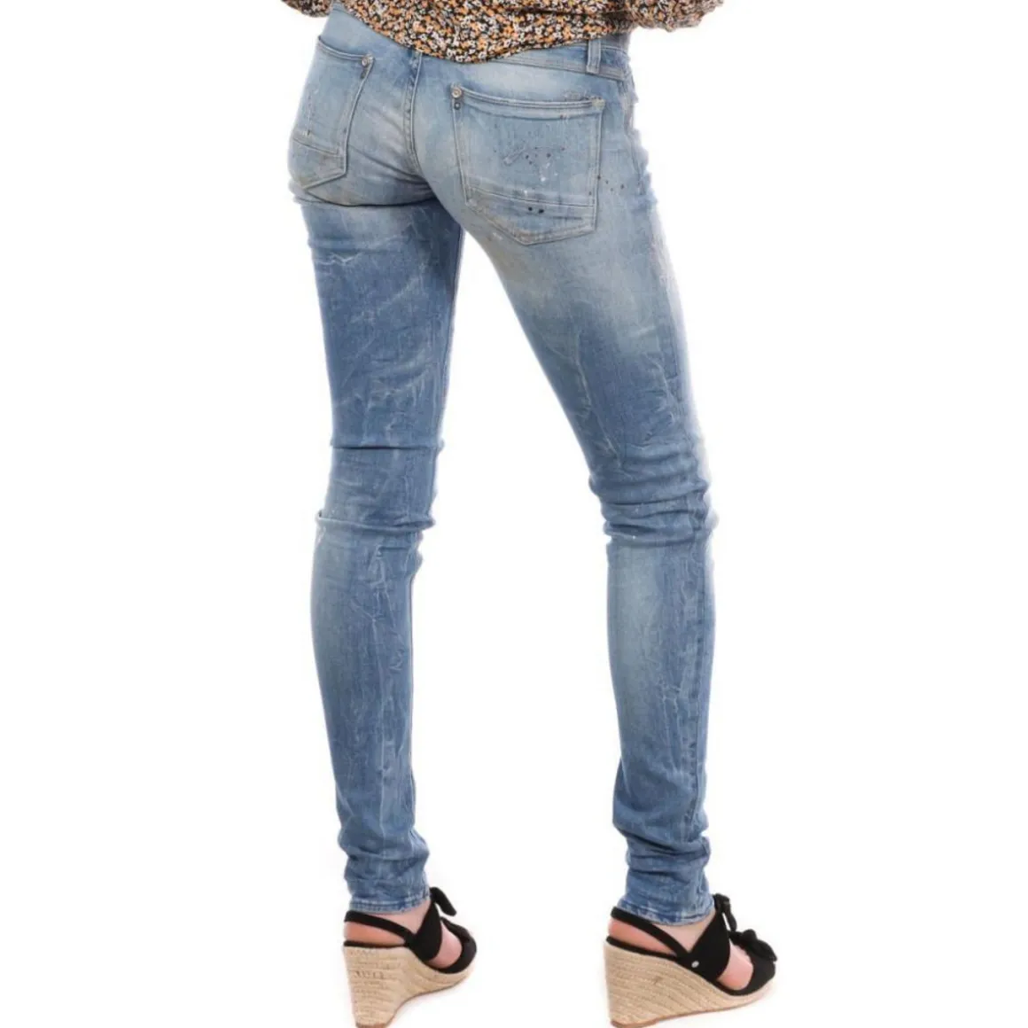 Jean Skinny clair délavé Femme G-Star Lynn