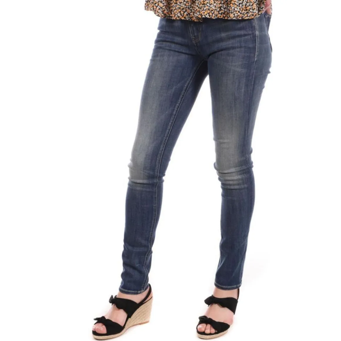 Jean Skinny denim Femme G-Star 3301 Contour