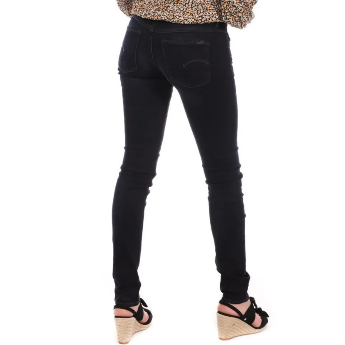 Jean Skinny foncé Femme G-Star 3301