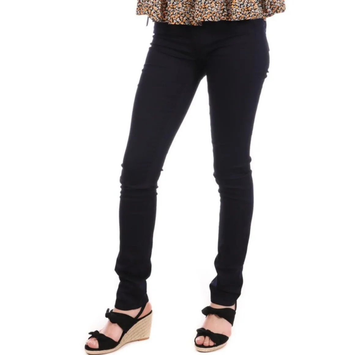 Jean Skinny marine foncé Femme G-Star 3301 Contour