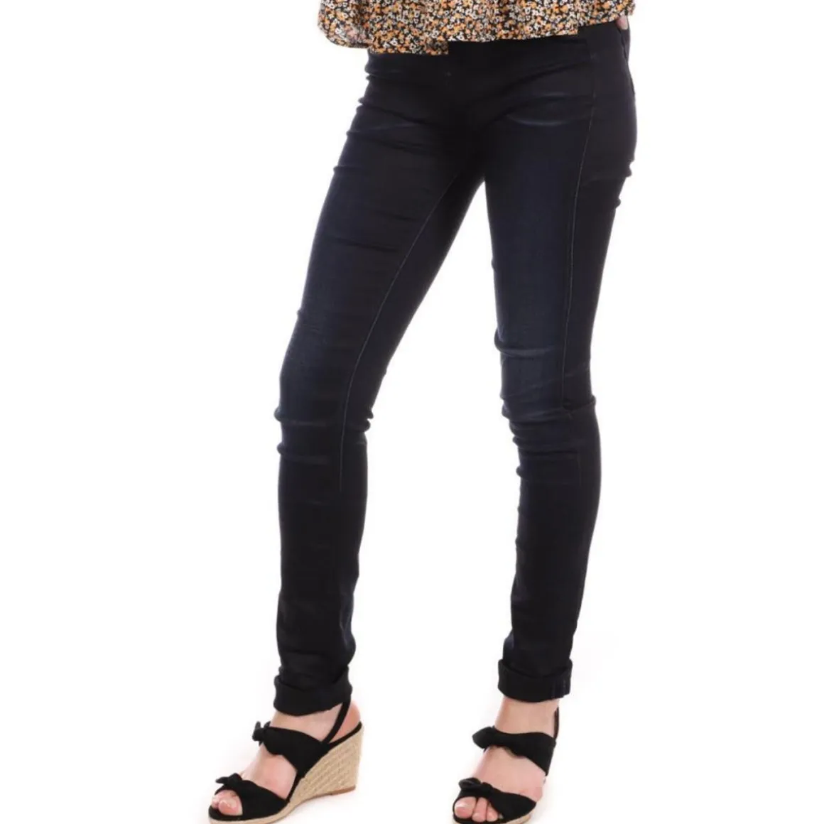 Jean Slim Enduit Femme G-Star 3301 Contour