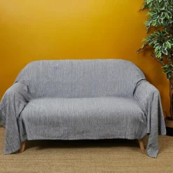 Jeté de Canapé Blen 170x250cm Gris Anthracite