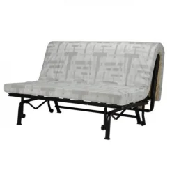 Joe Banquette BZ GEOMETRICO - Tissu turquoise - L 143 x P 101 x H 95 cm