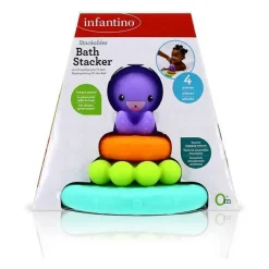 Jouet de bain - INFANTINO - Pyramide de bain pieuvre