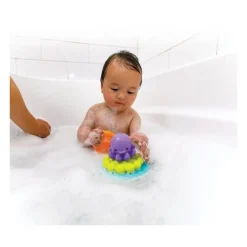 Jouet de bain - INFANTINO - Pyramide de bain pieuvre