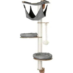 Kerbl Arbre a chats mural Dolomit 2.0 Tofana Gris 160 cm 81545