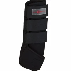 Kerbl Ensemble de guetres de cheval 4 pcs Complet Noir 320133