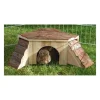 KERBL Maison Nature avec rampe pour rongeurs - 37x37x16cm