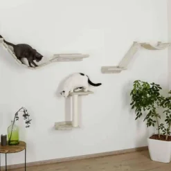 Kerbl Mur d'escalade pour chats Mount Everest Bois Beige