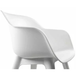 Keter Chaises d'exterieur Akola lot de 2 Blanc