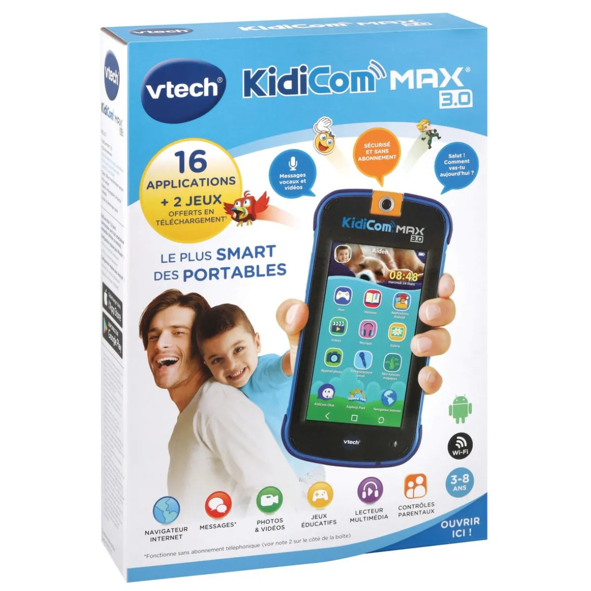 Kidicom Max 3.0- Bleu