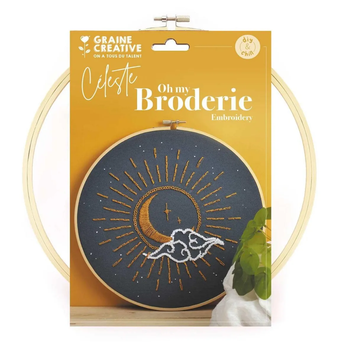 Kit broderie décorative céleste