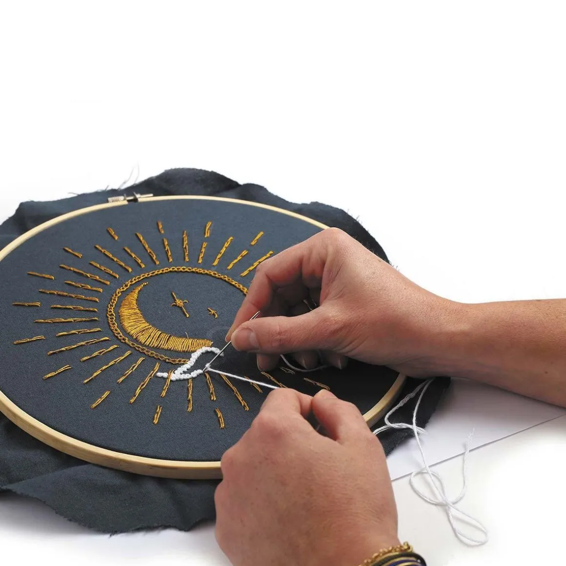 Kit broderie décorative céleste