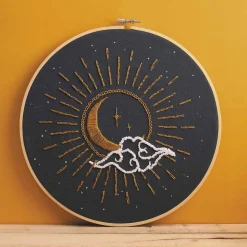 Kit broderie décorative céleste