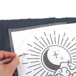 Kit broderie décorative céleste