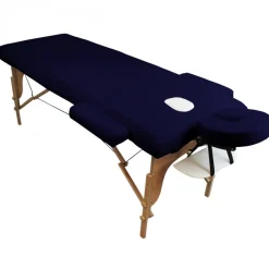 Kit complet de housses pour table de massage - Éponge - Bleu marine