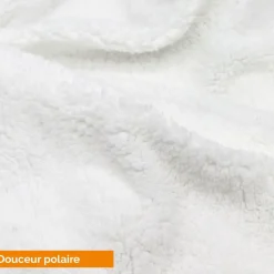 Kit complet de housses polaires pour table de massage - Sherpa - Blanc