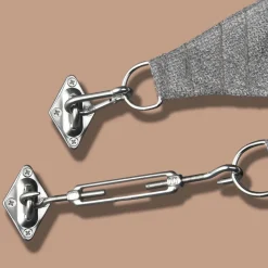 Kit de fixation en acier inoxydable pour voile d'ombrage