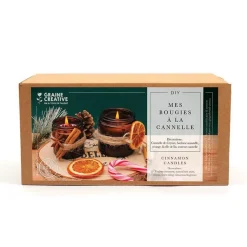 Kit DIY mes bougies à la cannelle