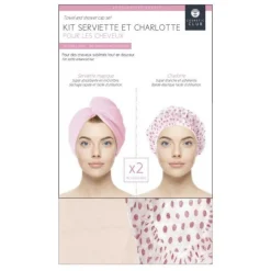 Kit Serviette & Charlotte Cheveux 60cm Rose
