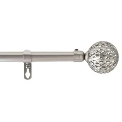 Kit Tringle Déco Extensible Globa 120-210cm Chromé