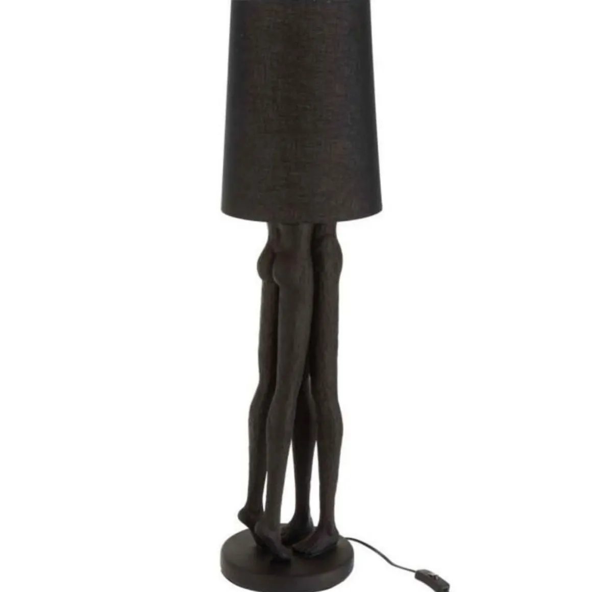 Lampadaire Design Couple 89cm Noir