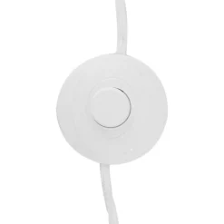 Lampadaire en Tissu Eira 115cm Blanc