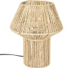 Lampe à Poser Corde Tressée 33cm Naturel